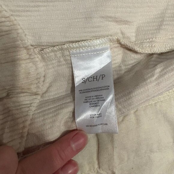 Cabi Scout Jacket 4493 EVOLVE | White Corduroy | Coastal Cowgirl Neutral Jacket - Picture 5 of 9